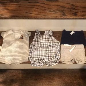 Boys shorts. NB. Newborn